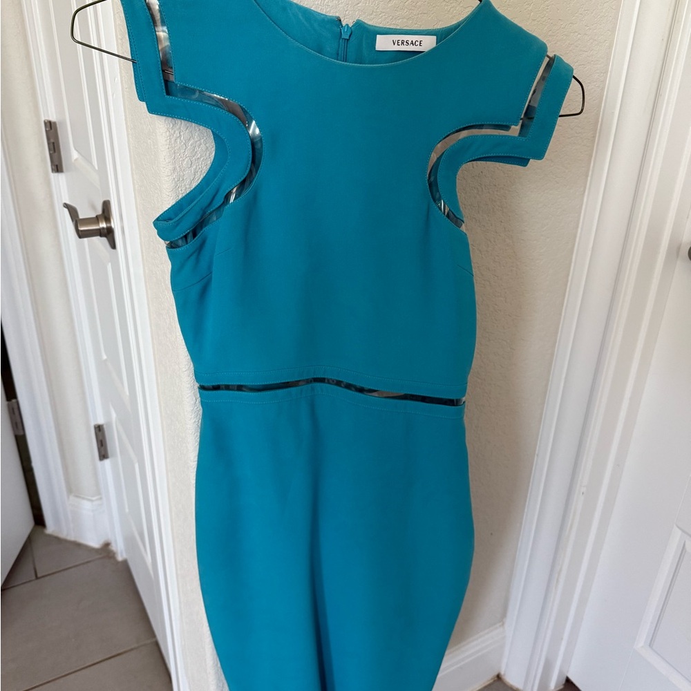 Versace Turquoise Dress